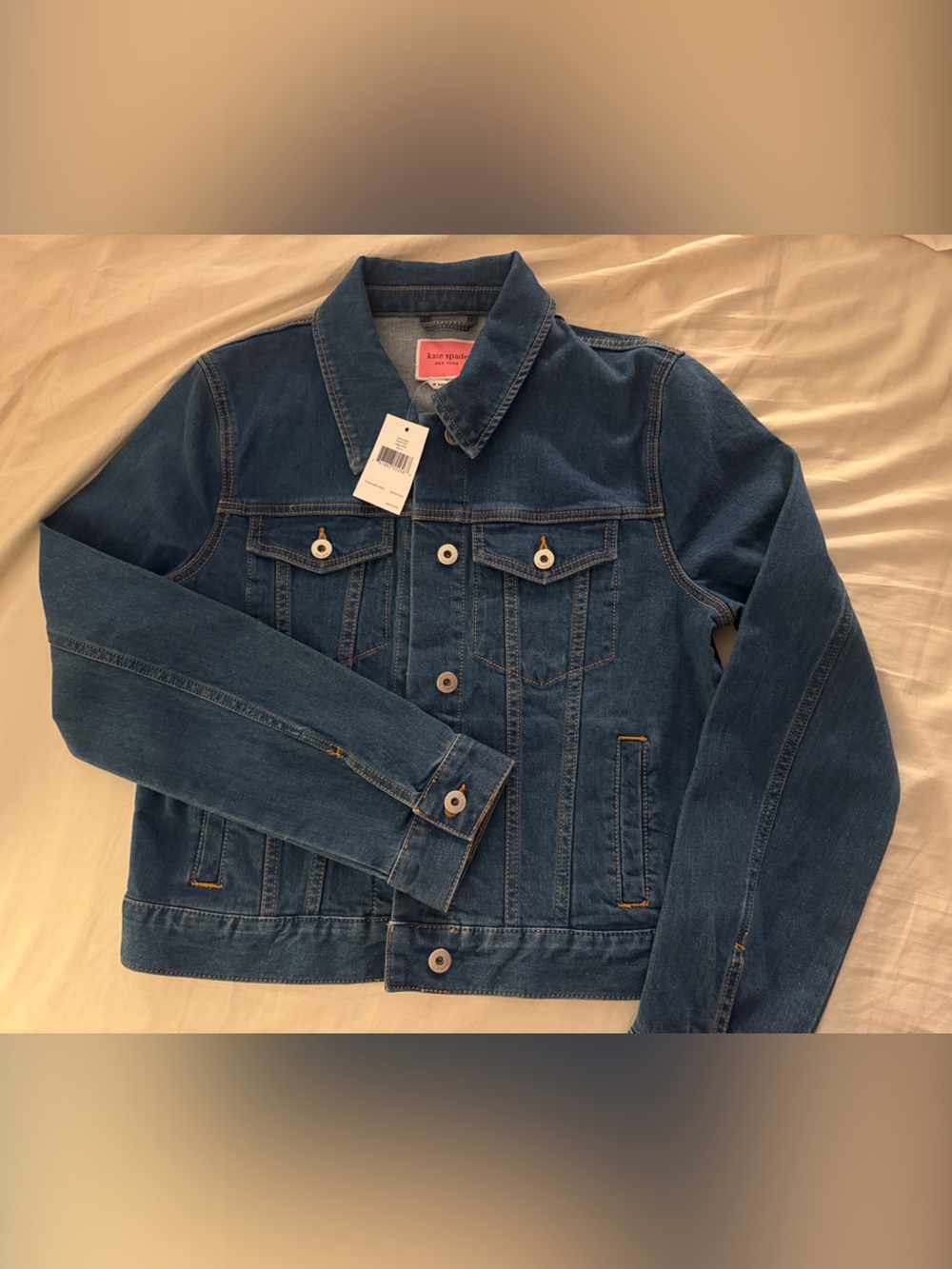 Kate Spade Womenâs Classic Blue Denim Jacket